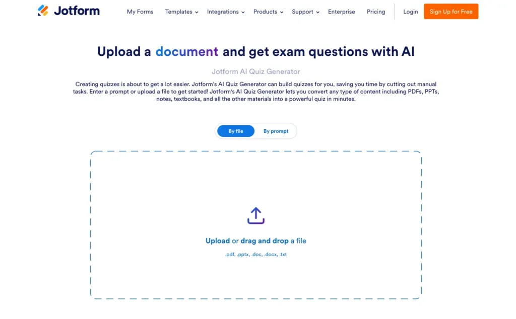 Ai quiz generator