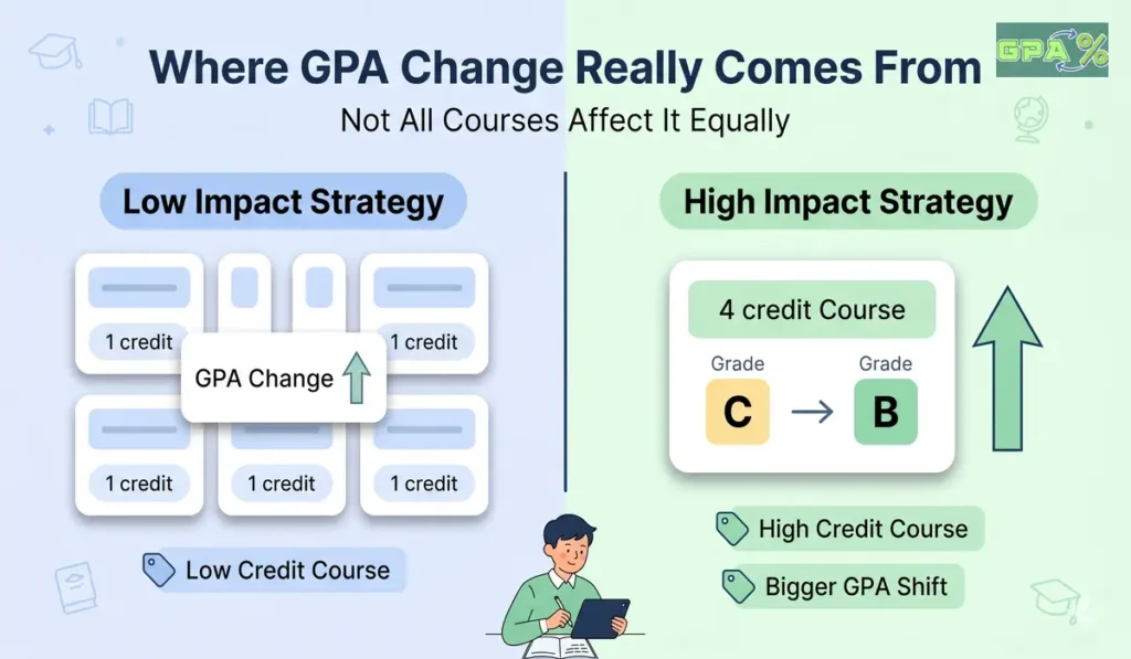 Where GPA change really comes from