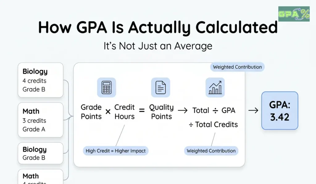 How GPA in actually calculated