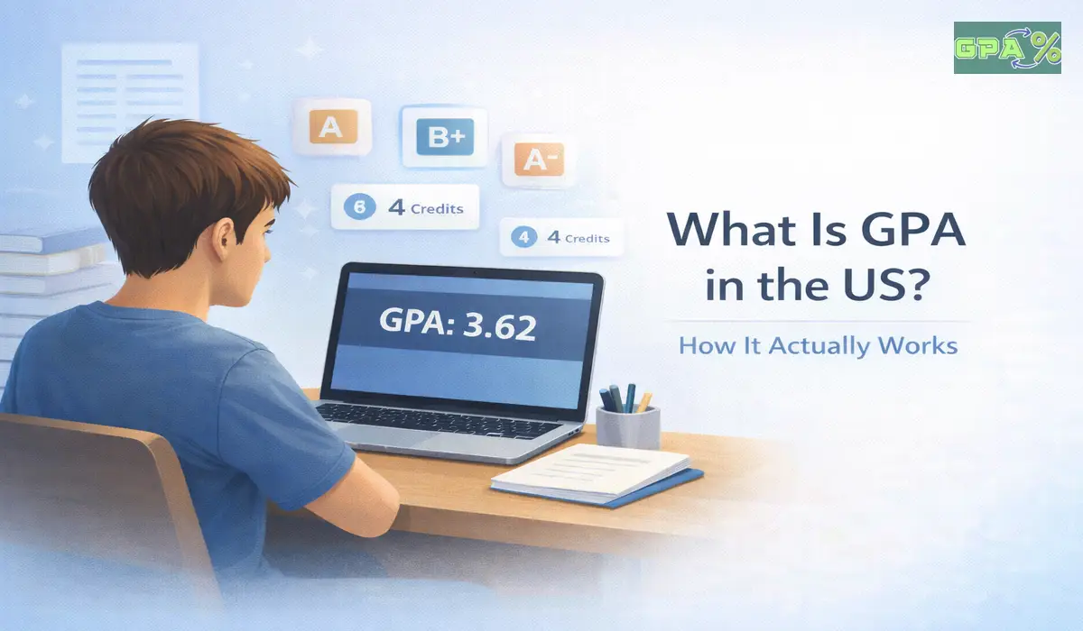 Student learning what GPA means in the US education system