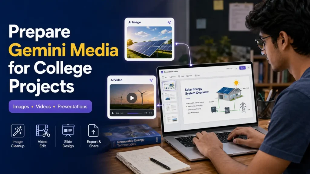 How to Prepare Gemini Images and Videos for College Projects and Presentations