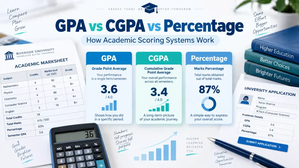 GPA vs CGPA vs Percent