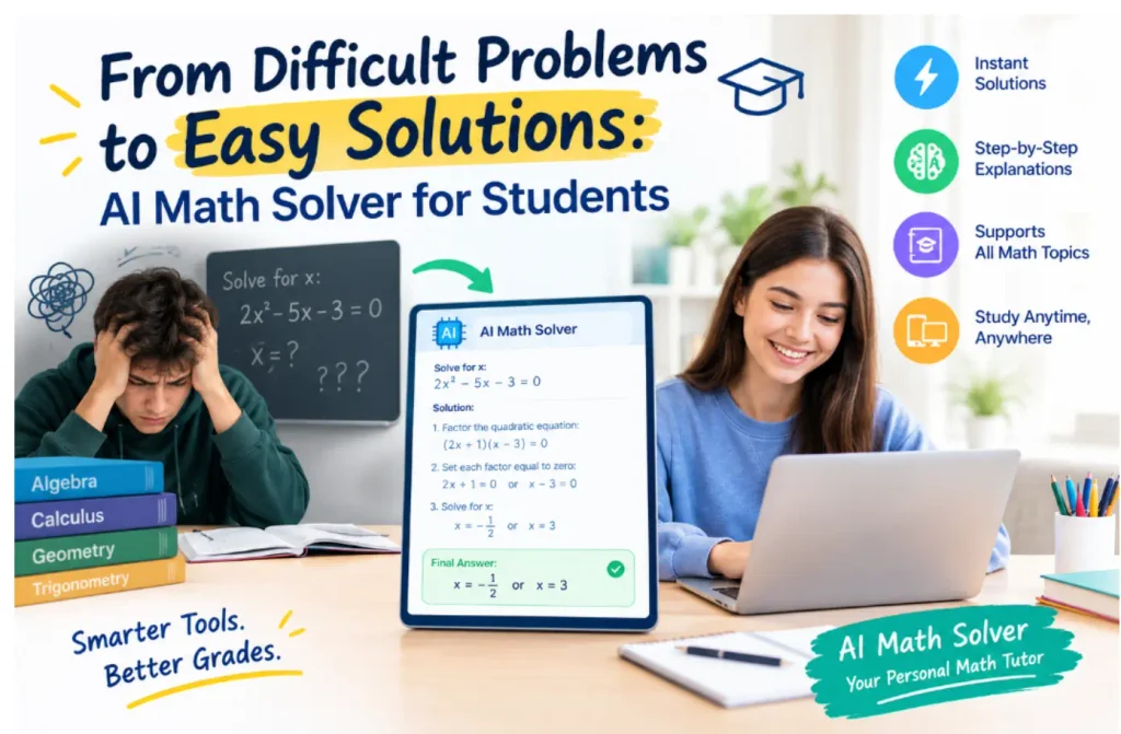 From Difficult Problems to Easy Solutions: AI Math Solver for Students